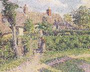 Camille Pissarro farmhouse oil painting artist